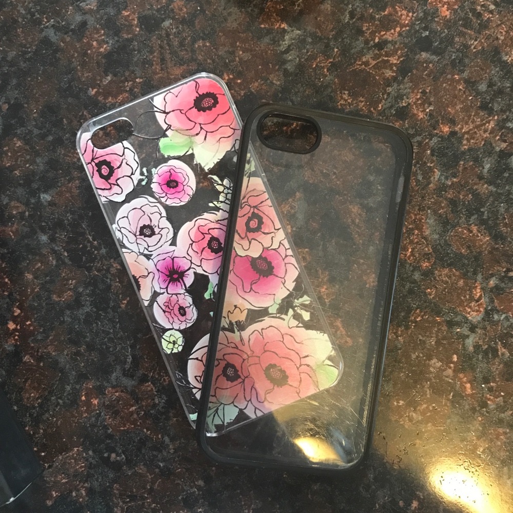 Belkin iPhone 5 5S SE Clear Case with Black Bumper